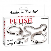 Металлические наручники Metal Leg Cuffs - Pipedream - купить с доставкой в Домодедово