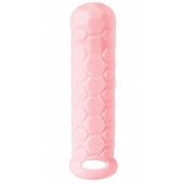 Розовый фаллоудлинитель Homme Long - 15,5 см. - Lola Games - в Домодедово купить с доставкой