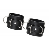 Черные наручники Anonymo на сцепке - ToyFa - купить с доставкой в Домодедово