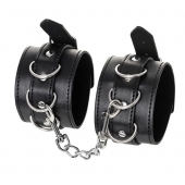 Черные оковы Anonymo из искусственной кожи - ToyFa - купить с доставкой в Домодедово