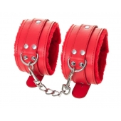 Красные оковы Anonymo из искусственной кожи - ToyFa - купить с доставкой в Домодедово