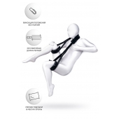 Черные кожаные стропы для фиксации Anonymo - ToyFa - купить с доставкой в Домодедово