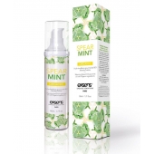 Разогревающее массажное масло Gourmet Spearmint Organic с органическими ингредиентами - 50 мл. - Exsens - купить с доставкой в Домодедово