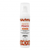 Разогревающее массажное масло Gourmet White Peach Organic с органическими ингредиентами - 50 мл. - Exsens - купить с доставкой в Домодедово