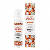 Разогревающее массажное масло Gourmet White Peach Organic с органическими ингредиентами - 50 мл. - Exsens - купить с доставкой в Домодедово