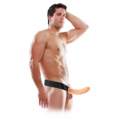 Полый страпон 8  Hollow Strap-On телесного цвета - 19 см. - Pipedream - купить с доставкой в Домодедово