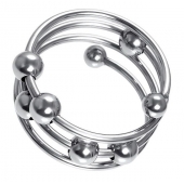 Большое металлическое кольцо под головку пениса - ToyFa - купить с доставкой в Домодедово