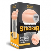 Мастурбатор-ротик ZOLO DEEP THROAT - Zolo - в Домодедово купить с доставкой