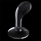 Прозрачный стимулятор простаты Flawless Clear Prostate Plug - 15 см. - Lovetoy - в Домодедово купить с доставкой