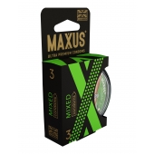 Презервативы в пластиковом кейсе MAXUS AIR Mixed - 3 шт. - Maxus - купить с доставкой в Домодедово