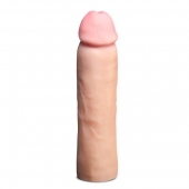 Телесная фаллическая насадка на пенис Magnum Xtender - 23 см. - Blush Novelties - в Домодедово купить с доставкой