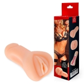 Телесный реалистичный мастурбатор в виде вагины - Bior toys - в Домодедово купить с доставкой