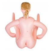 Надувная секс-кукла с реалистичной головой и поднятыми ножками - ToyFa - в Домодедово купить с доставкой