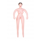 Надувная секс-кукла брюнетка с реалистичной головой - ToyFa - в Домодедово купить с доставкой