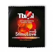 Разогревающий гель-лубрикант Stimulove Strong в одноразовой упаковке - 4 гр. - Биоритм - купить с доставкой в Домодедово