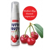 Гель-смазка Tutti-frutti с вишнёвым вкусом - 30 гр. - Биоритм - купить с доставкой в Домодедово