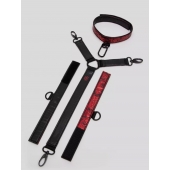 Ошейник с наручниками Reversible Faux Leather Collar and Wrist - Fifty Shades of Grey - купить с доставкой в Домодедово