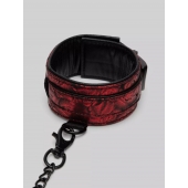 Красно-черные оковы Reversible Faux Leather Ankle Cuffs - Fifty Shades of Grey - купить с доставкой в Домодедово