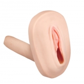 Мастурбатор-вагина с вибрацией и выносным пультом управления REALSTUFF SMOOTH   BALD - Dream Toys - в Домодедово купить с доставкой