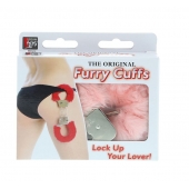 Металлические наручники с розовой меховой опушкой METAL HANDCUFF WITH PLUSH PINK - Dream Toys - купить с доставкой в Домодедово