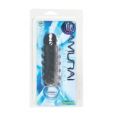 Дымчатая стимулирующая насадка с закрытой головкой SAMURAI PENIS SLEEVE BLACK - 14,5 см. - NMC - в Домодедово купить с доставкой