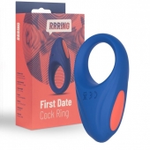 Синее эрекционное кольцо RRRING First Date Cock Ring - FeelzToys - в Домодедово купить с доставкой