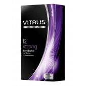 Презервативы с утолщённой стенкой VITALIS PREMIUM strong - 12 шт. - Vitalis - купить с доставкой в Домодедово