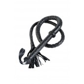 Длинный кожаный кнут с хлопушками на конце - ToyFa - купить с доставкой в Домодедово