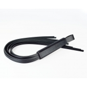 Черная кожаная плеть  Клео  - 60 см. - Sitabella - купить с доставкой в Домодедово