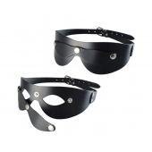 Черная кожаная маска  Новичок - Sitabella - купить с доставкой в Домодедово