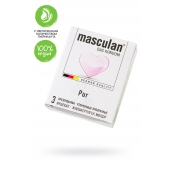 Супертонкие презервативы Masculan Pur - 3 шт. - Masculan - купить с доставкой в Домодедово