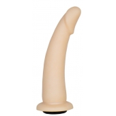 Телесная гладкая насадка-фаллоимитатор Harness - 17 см. - LOVETOY (А-Полимер) - купить с доставкой в Домодедово