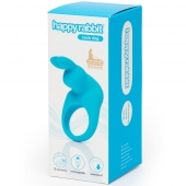 Голубое эрекционное виброкольцо Happy Rabbit Rechargeable Rabbit Cock Ring - Happy Rabbit - в Домодедово купить с доставкой