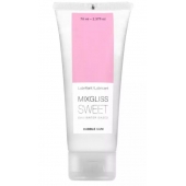 Смазка на водной основе Mixgliss Sweet с ароматом бабл-гам - 70 мл. - Mixgliss - купить с доставкой в Домодедово