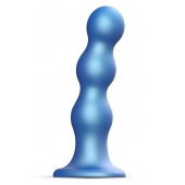 Голубая насадка Strap-On-Me Dildo Plug Balls size S - Strap-on-me - купить с доставкой в Домодедово