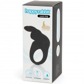 Черное эрекционное виброкольцо Happy Rabbit Rechargeable Rabbit Cock Ring - Happy Rabbit - в Домодедово купить с доставкой