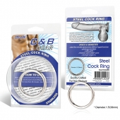 Стальное эрекционное кольцо STEEL COCK RING - 4.5 см. - BlueLine - в Домодедово купить с доставкой