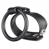Двойное кольцо выносливости на пенис DUAL STAMINA RING - BlueLine - в Домодедово купить с доставкой