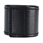Хомут-утяжка для мошонки из искусственной кожи на липучке VELCRO BALL STRETCHER- 4 см. - BlueLine - в Домодедово купить с доставкой