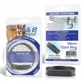 Кольцо на пенис из искусственной кожи на липучке VELCRO COCK RING - 5 см. - BlueLine - в Домодедово купить с доставкой