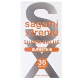 Ультратонкие презервативы Sagami Xtreme Superthin - 36 шт. - Sagami - купить с доставкой в Домодедово