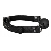 Черный кляп-шарик BALL GAG DIAMOND - Dream Toys - купить с доставкой в Домодедово