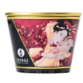 Массажная  свеча Sparkling Strawberry Wine с ароматом клубничного вина - 170 мл. - Shunga - купить с доставкой в Домодедово