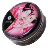 Массажная свеча Rose Petals с ароматом розы - 30 мл. - Shunga - купить с доставкой в Домодедово