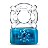 Синее эрекционное виброкольцо One Night Stand Vibrating C-Ring - Blush Novelties - в Домодедово купить с доставкой