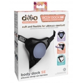 Черные трусики для страпона Body Dock SE на регулируемых ремнях - Pipedream - купить с доставкой в Домодедово