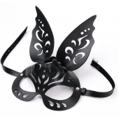 Черная ажурная маска  Зайка  с ушками - Crazy Handmade - купить с доставкой в Домодедово