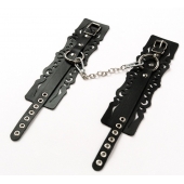 Узорчатые кожаные оковы с регулируемыми ремешками - Crazy Handmade - купить с доставкой в Домодедово