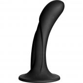 Черная изогнутая насадка Vac-U-Lock G-Spot - 16,5 см. - Doc Johnson - купить с доставкой в Домодедово