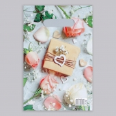 Полиэтиленовый пакет  Подарочек  с вырубной усиленной ручкой - 20 х 30 см. - Сима-Ленд - купить с доставкой в Домодедово